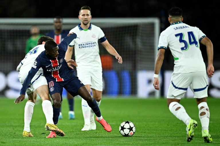 PSG pay for missed chances again in PSV Champions League draw