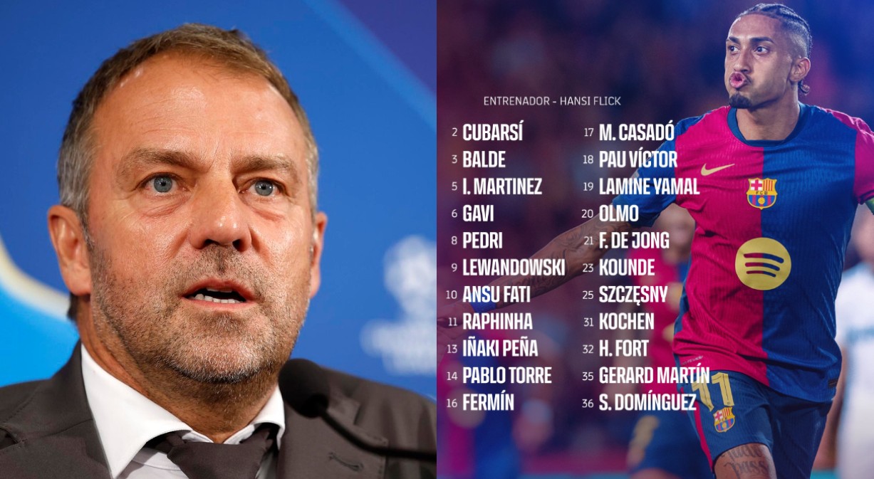 Barcelona announce squad list for Bayern showdown