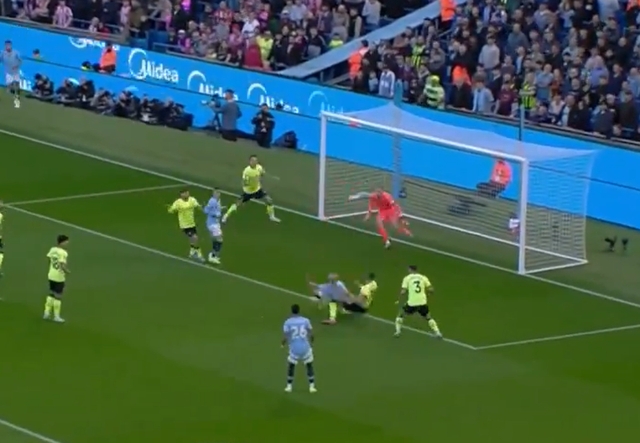 Haaland puts Man City ahead with 14th goal of season