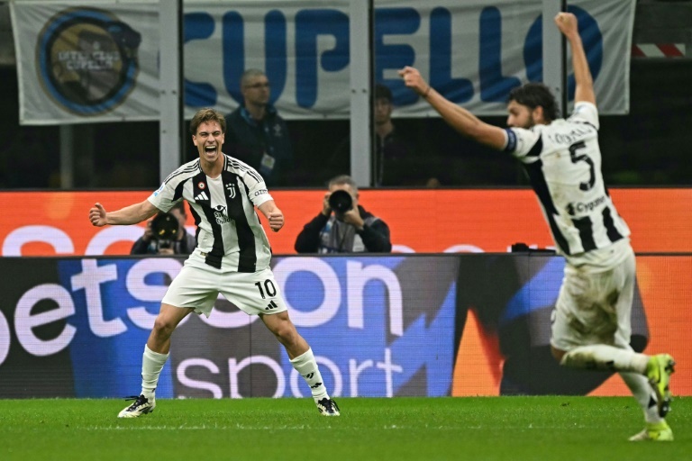 Yildiz saves Juventus in eight-goal thriller at Inter as Napoli pull away