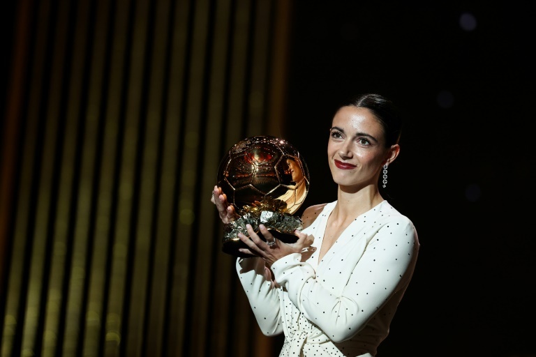 Aitana Bonmati wins second successive women's Ballon d'Or