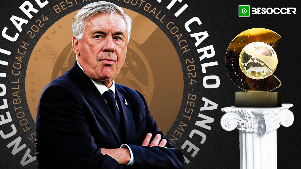 Real Madrid boss Ancelotti wins Men's Johan Cruyff Trophy