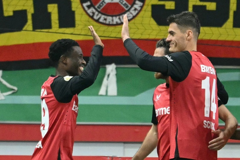 Schick at the double for holders Leverkusen, Leipzig win in German Cup