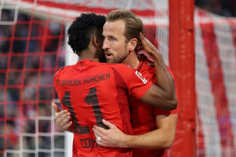 Kane's brace takes Bayern past Union, Frankfurt hit seven