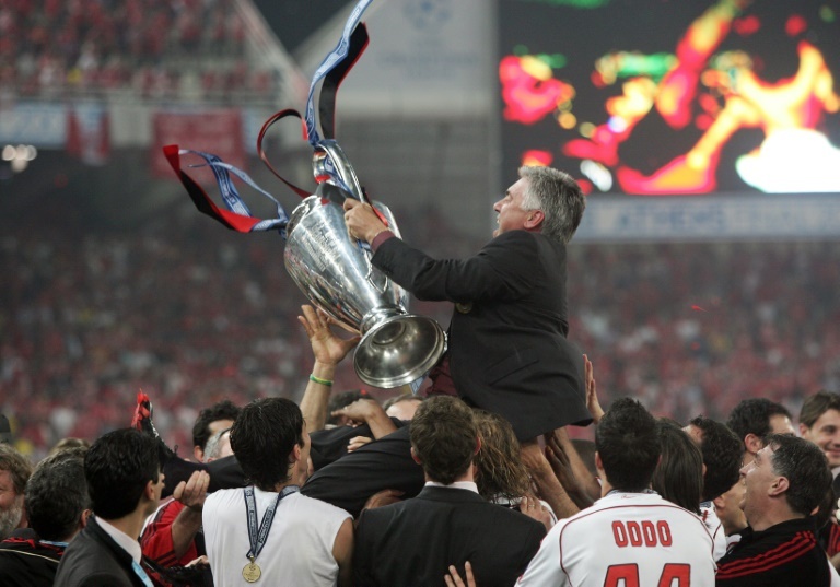 Madrid's Ancelotti a reminder of Milan's glorious past and uncertain present