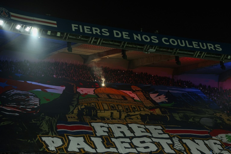 PSG to curb political slogans in wake of 'Free Palestine' banner