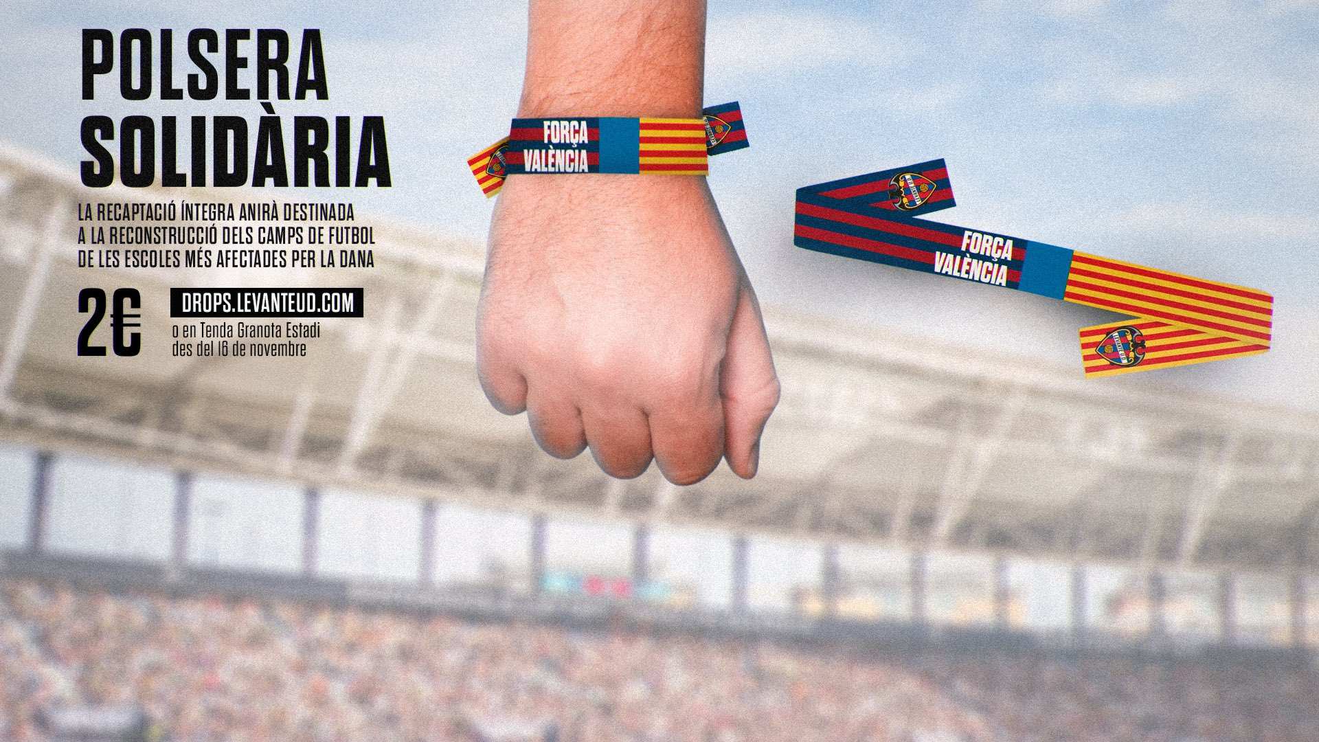 Levante launch solidarity bracelet for DANA victims