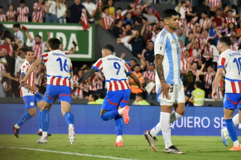 Messi's Argentina fall in Paraguay, Brazil held in Venezuela