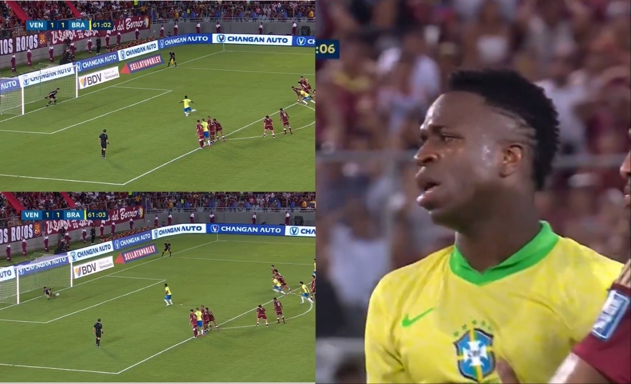 Vinicius misses an official penalty for first time in his career