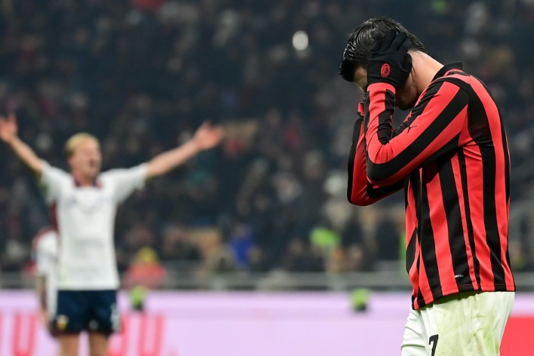 AC Milan flop for 125th birthday with Genoa stalemate, Fiorentina lose