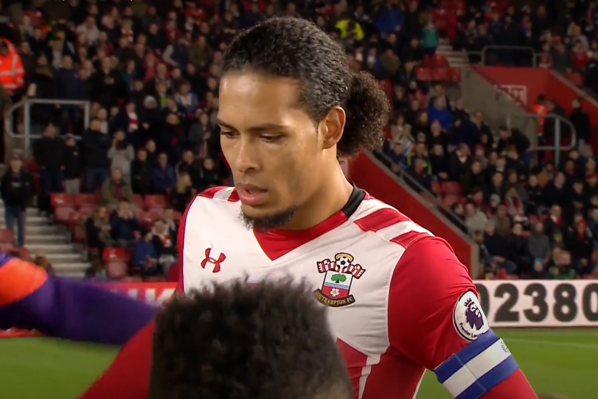 Van Dijk was on the Southampton side that knocked out Liverpool in the 2017 EFL Cup