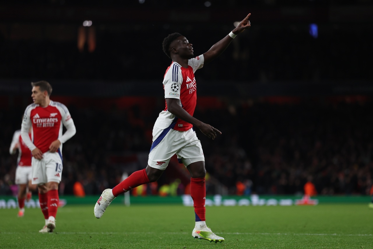 Saka confident in Arsenal's ambitions for Premier League and Champions League glory