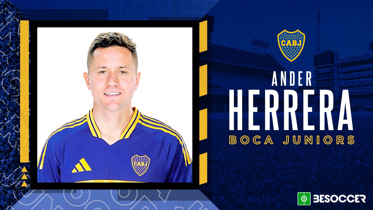 OFFICIAL: Ander Herrera signs one-year deal with Boca Juniors