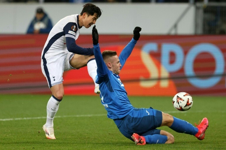 Son helps Spurs hold off Hoffenheim in Europa League