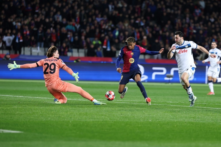 Barca secure second in Champions League with Atalanta draw