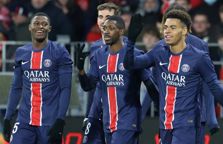 In-form Dembele hits hat-trick again as PSG thump Brest