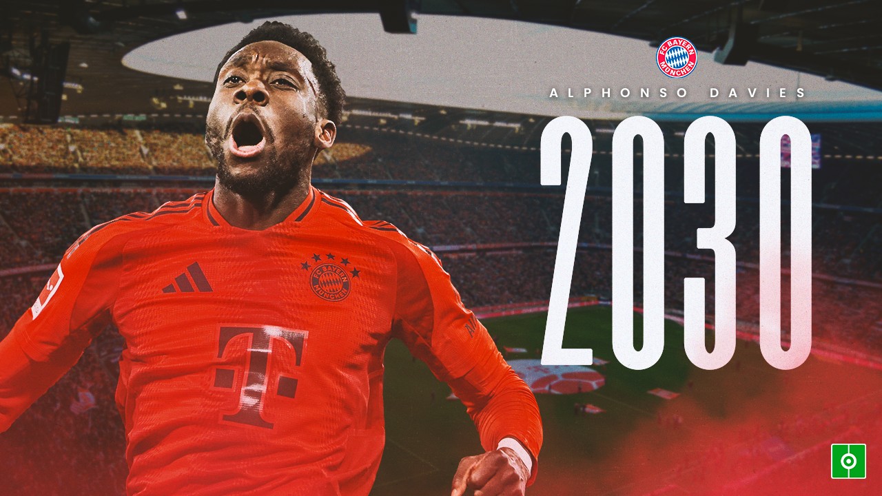 OFFICIAL: Davies renews Bayern contract until 2030