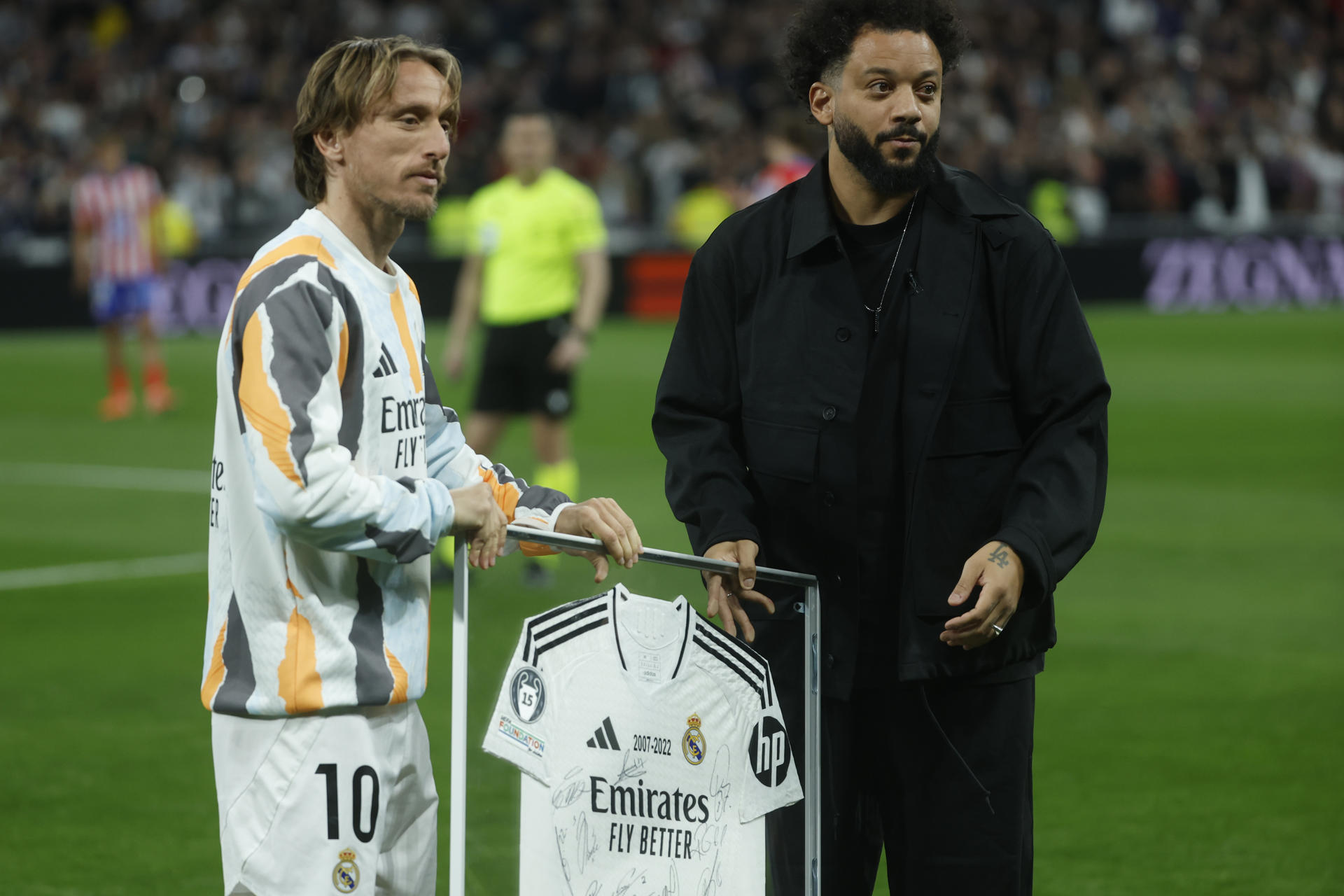 Real Madrid bid farewell to icon Marcelo with tribute at Bernabeu