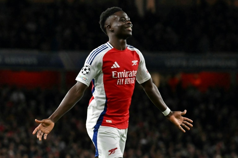 Arsenal boosted by Bukayo Saka's return to gym