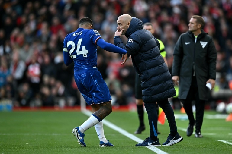 Reece James expressed frustration as Chelsea squander lead at Villa