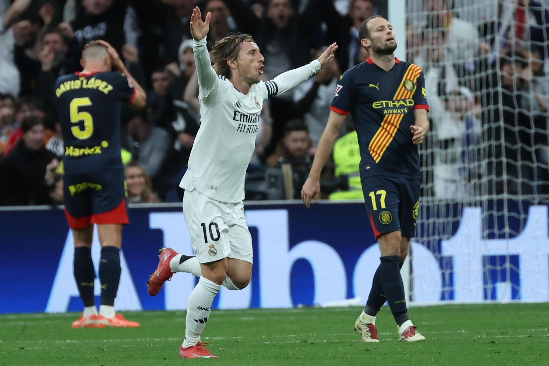 Real Madrid captain Modric scores screamer against Girona