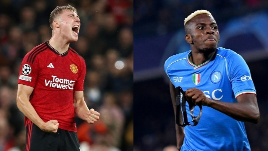 Man United and Napoli assessing swap deal with Hojlund and Osimhen