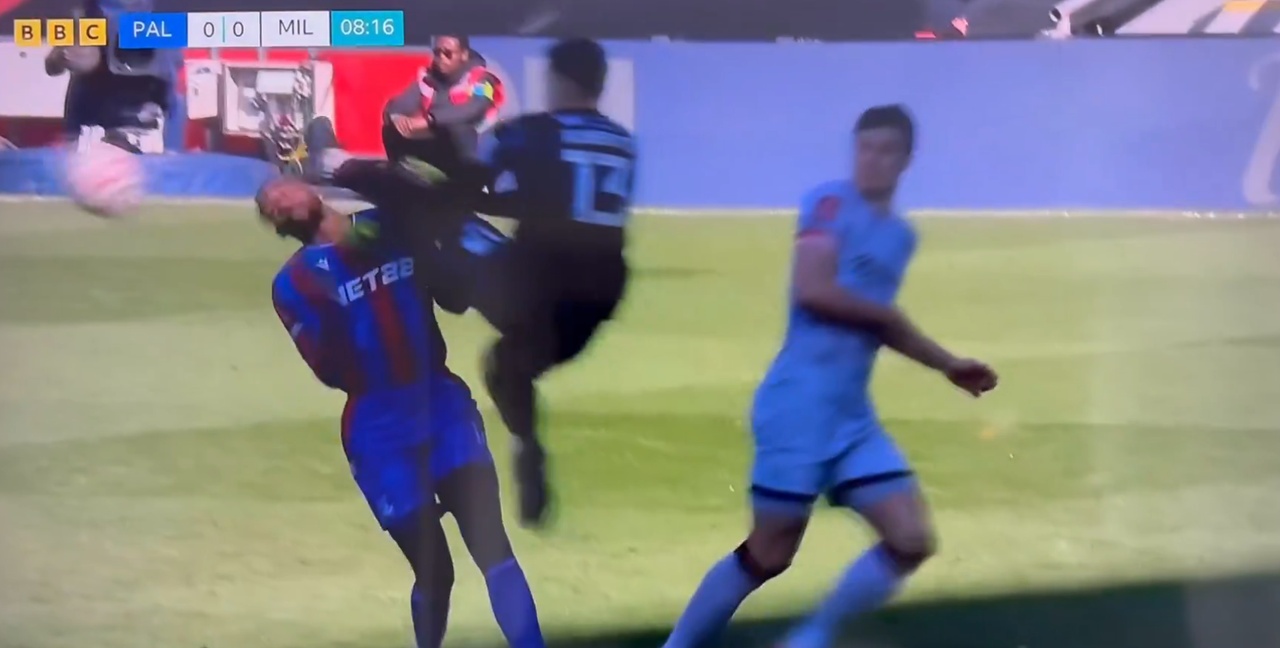 Crystal Palace's Mateta hospitalised after dangerous challenge in FA Cup clash