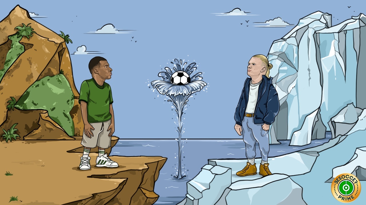 Who has scored more goals: Mbappe or Haaland?