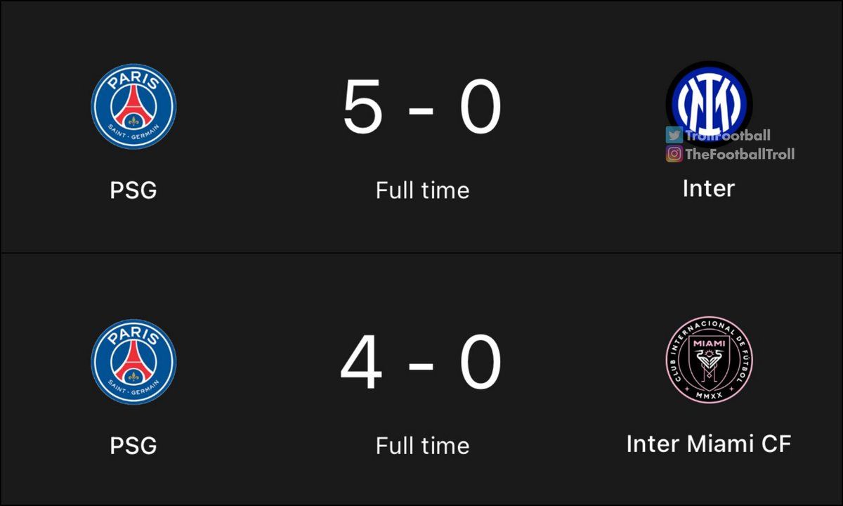 Inter Miami > Inter Milan
